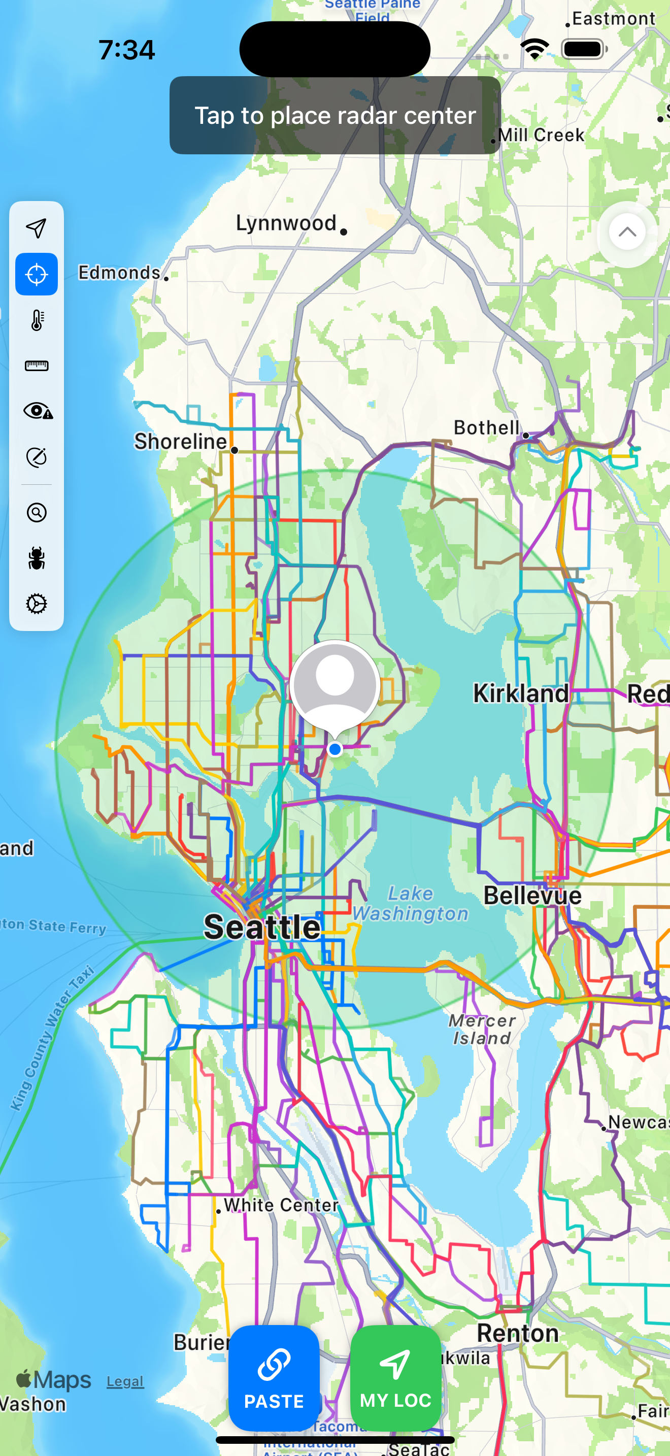 Header photo of a full map